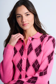 DIAMOND DIP CARDI