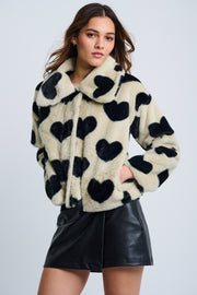LOVE SHAG FAUX FUR JACKET