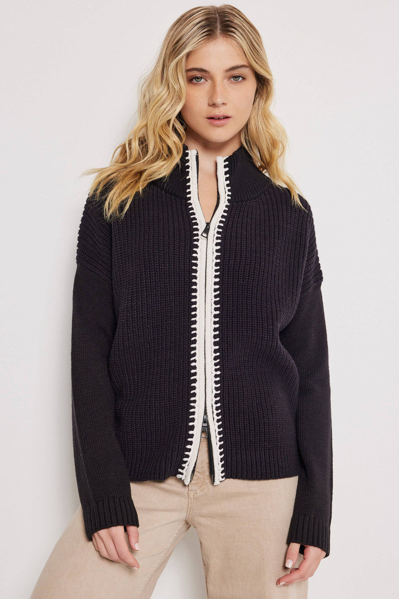 Roman black cardigan cheap