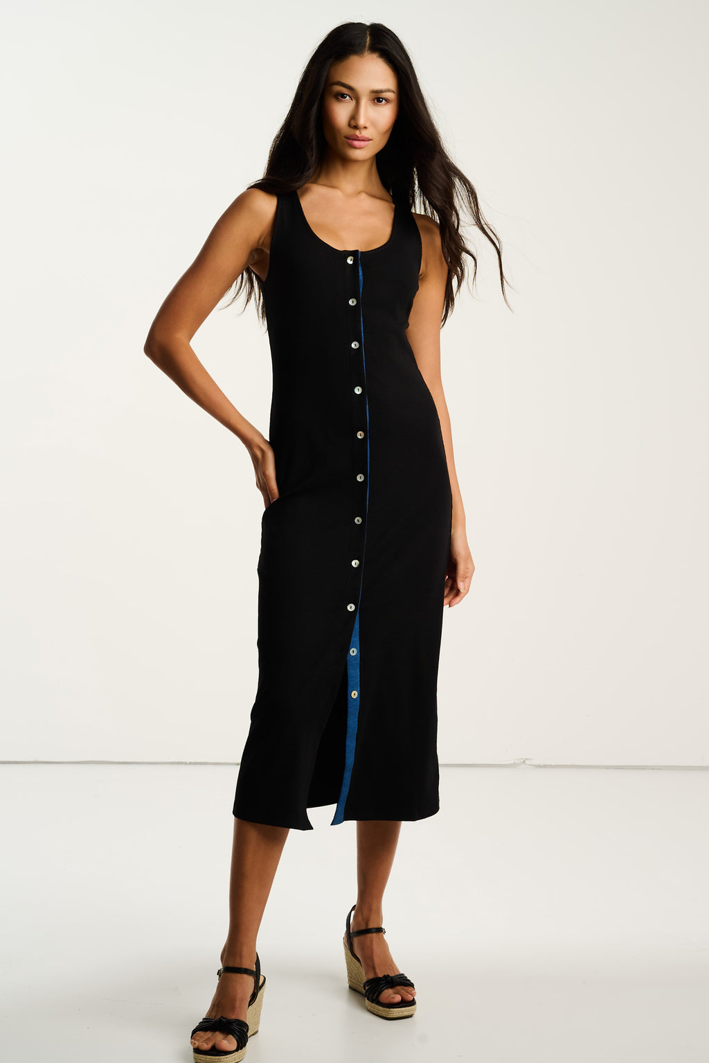 PIMA COTTON RIB DRESS – LISA TODD