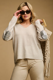 SPRING BLING CASHMERE SWEATER