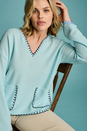 BEACH LOVER COTTON CASHMERE - Sweater-LISA TODD