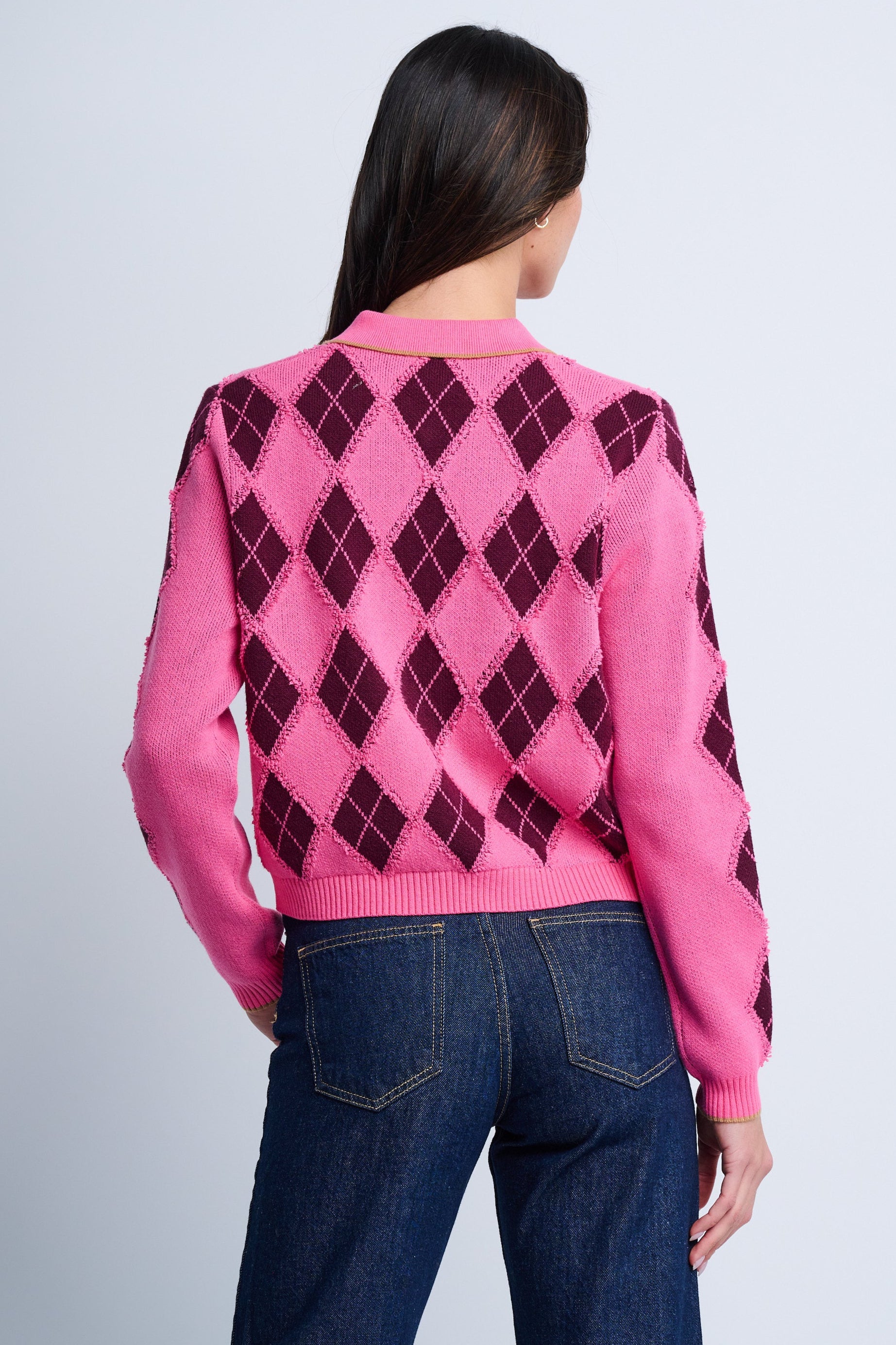 DIAMOND DIP CARDI – LISA TODD