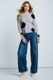 HOT FOR DOTS SWEATER