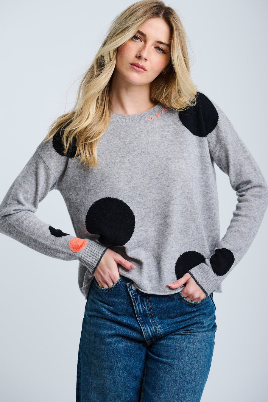 HOT FOR DOTS SWEATER