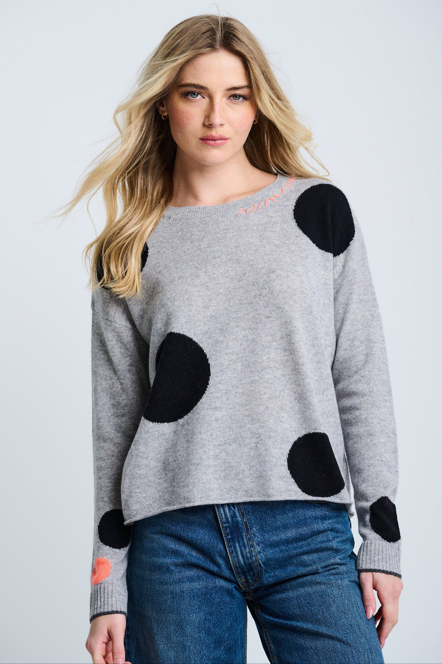 HOT FOR DOTS SWEATER
