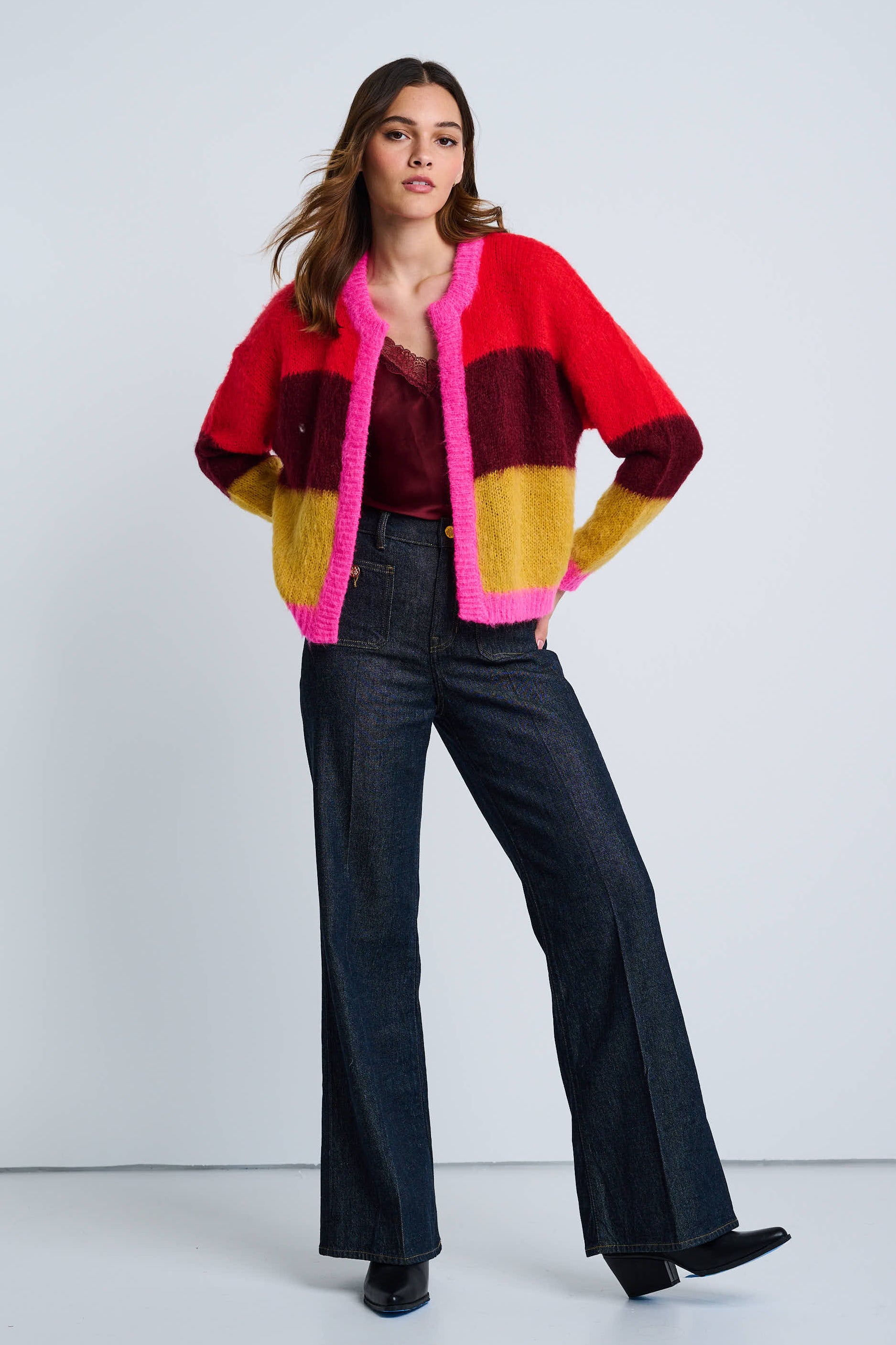 TUTTI COLORE MOHAIR BLEND CARDI – LISA TODD