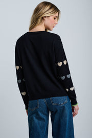 LOVE TRACK COTTON CASHMERE SWEATER