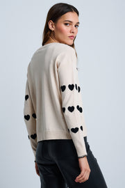 LOVE TRACK COTTON CASHMERE SWEATER