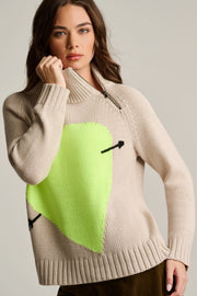 TAKE AIM HEART SWEATER