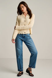 CHECKMATE COTTON CARDIGAN