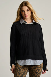 POWER STITCH COTTON PULLOVER