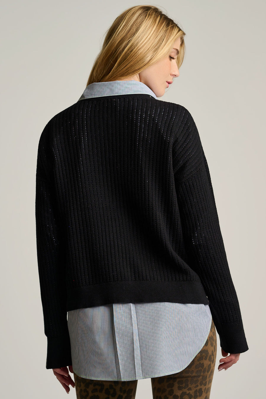 POWER STITCH COTTON PULLOVER