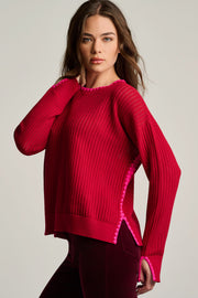 POWER STITCH COTTON PULLOVER