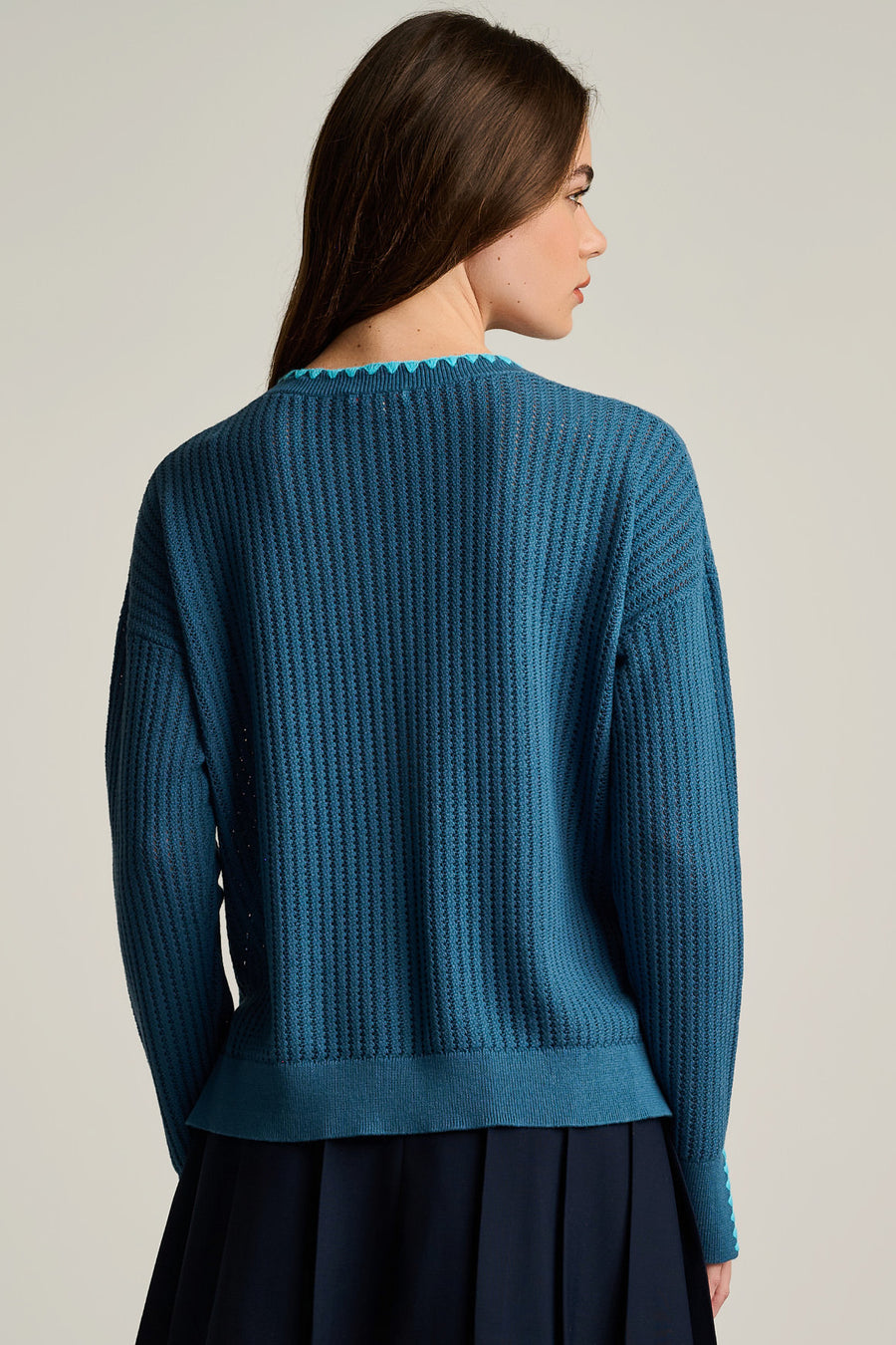 POWER STITCH COTTON PULLOVER
