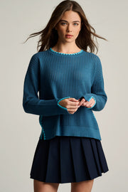 POWER STITCH COTTON PULLOVER