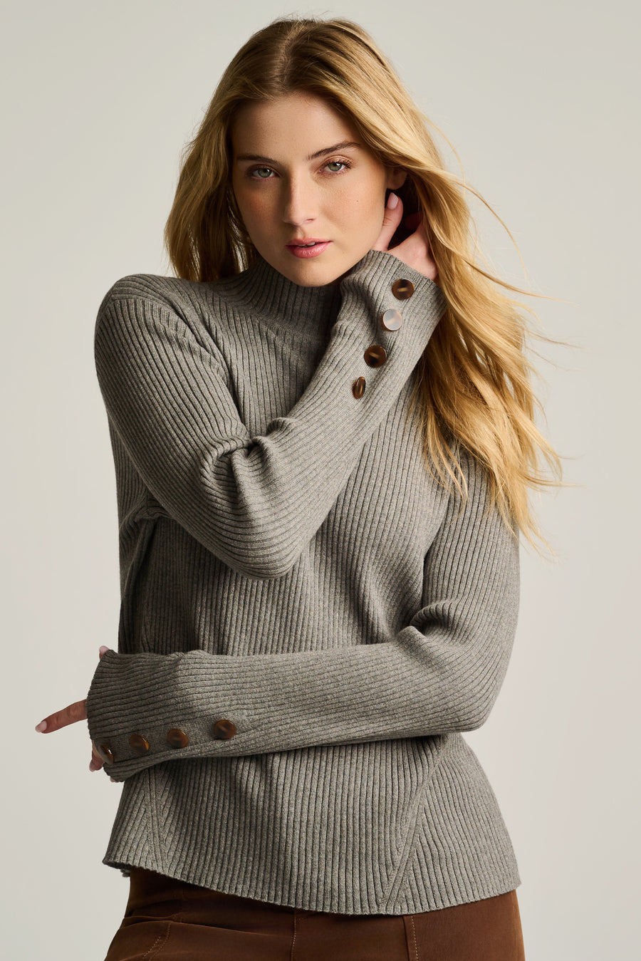 RIB READY COTTON SWEATER