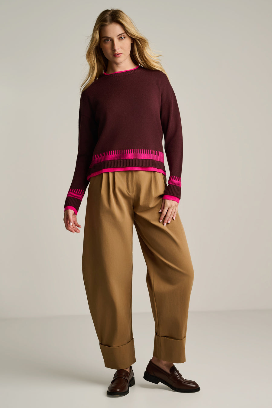 POINT TAKEN COTTON SWEATER