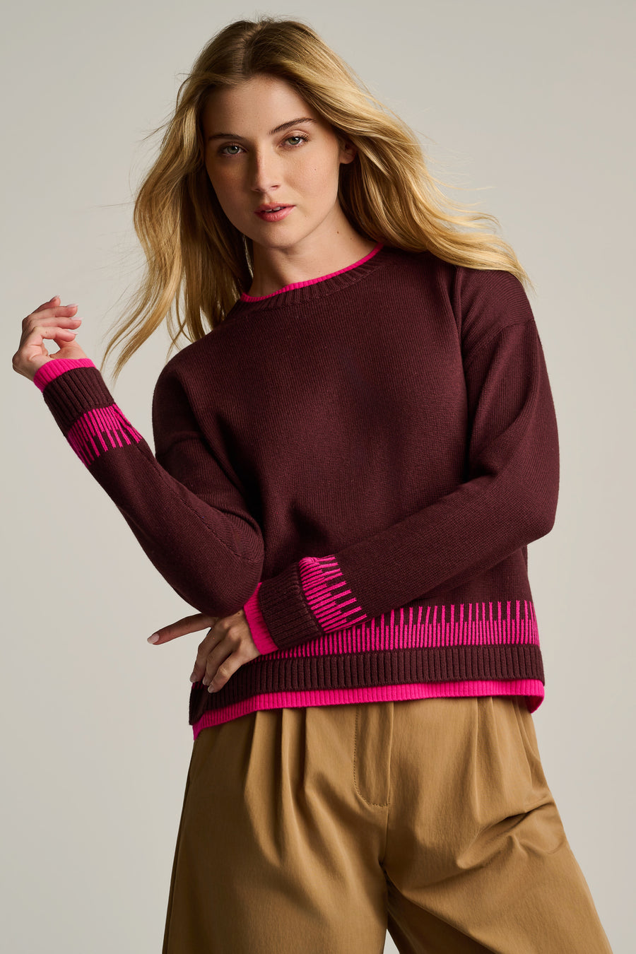 POINT TAKEN COTTON SWEATER