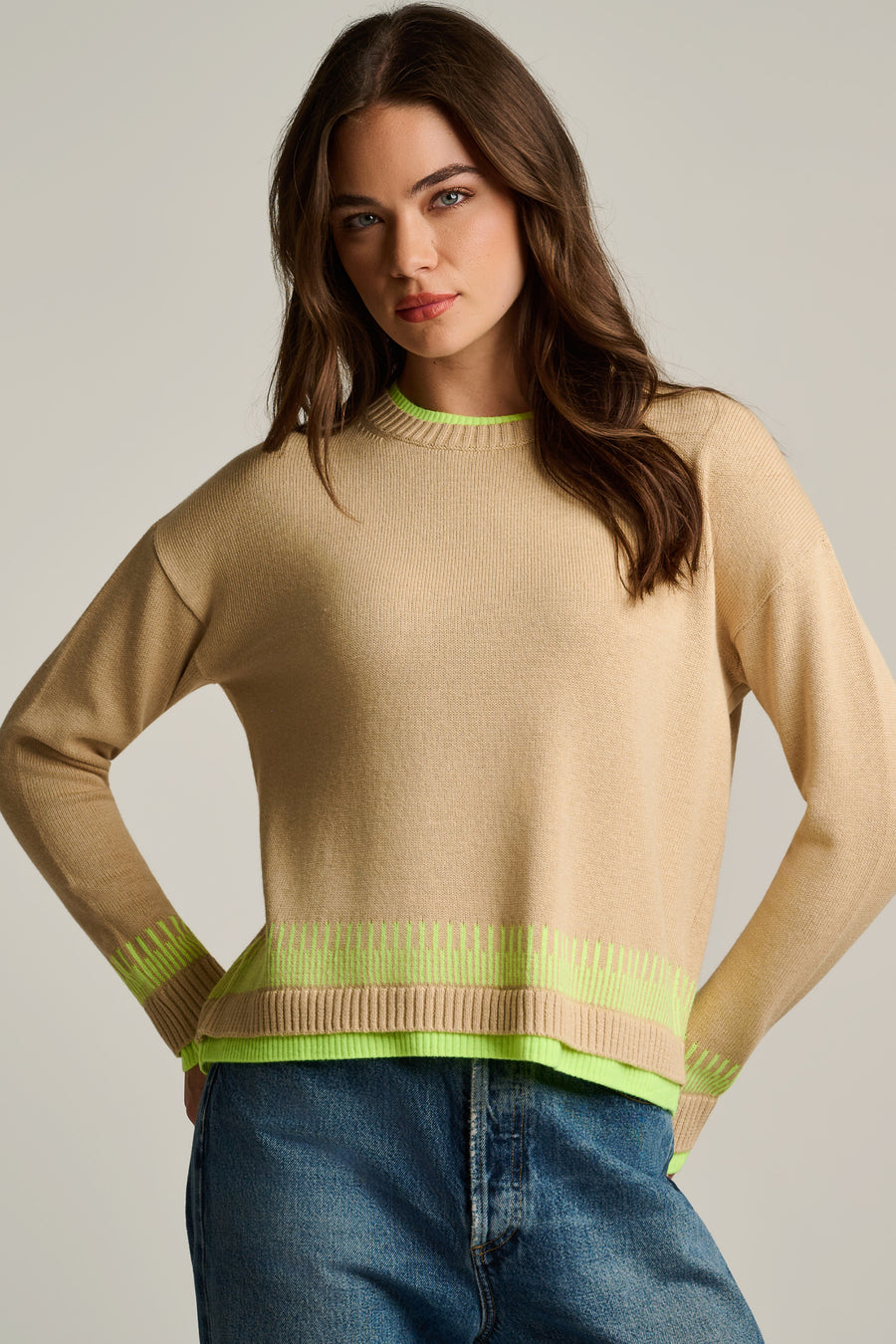 POINT TAKEN COTTON SWEATER