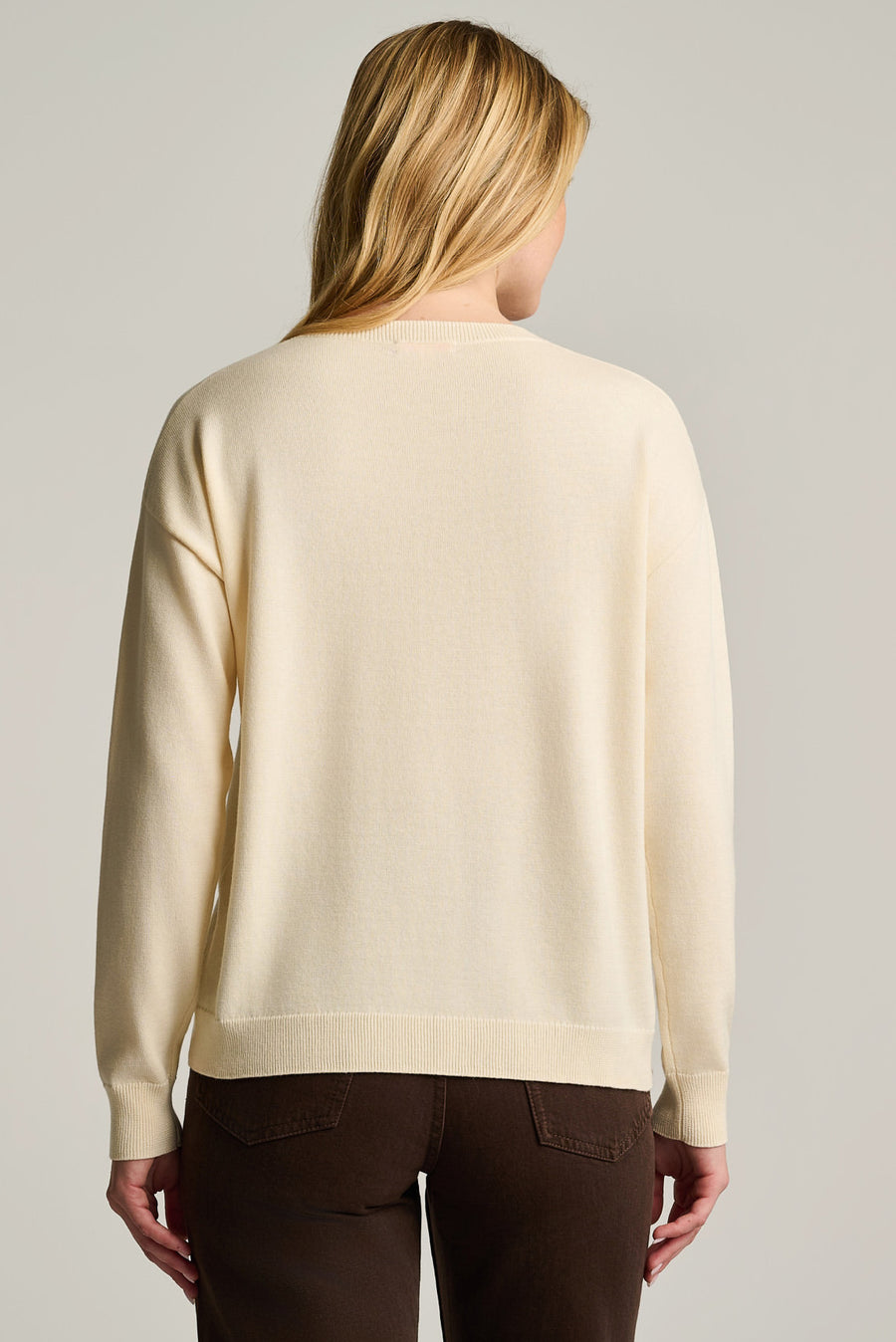 FLOWER POWER COTTON SWEATER - Sweater-LISA TODD