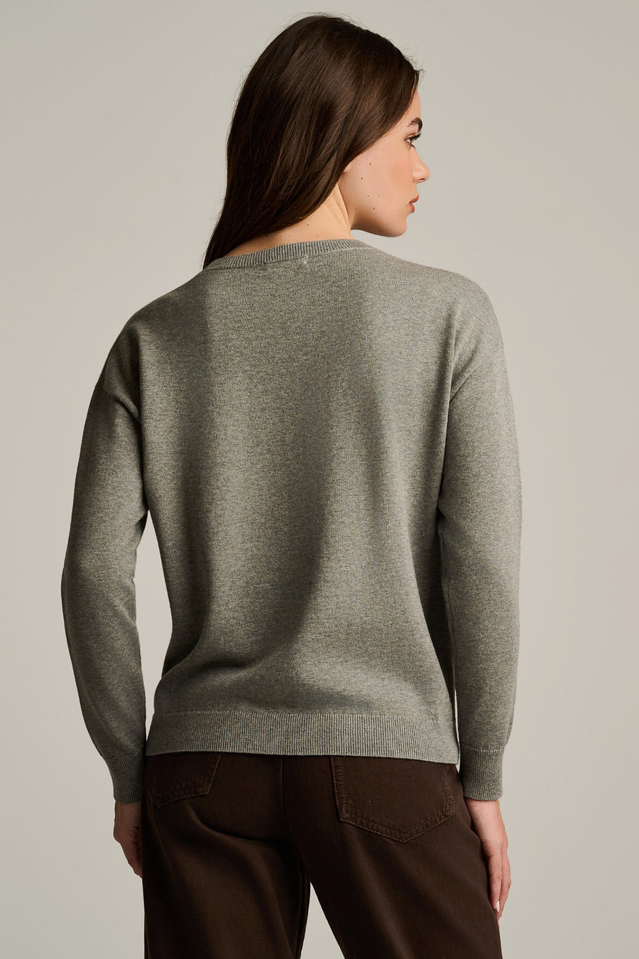 FLOWER POWER COTTON SWEATER - Sweater-LISA TODD