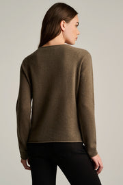 PURE CASHMERE POCKET HENLEY