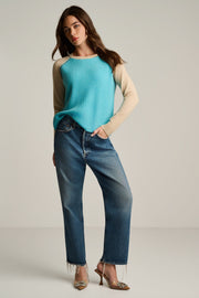 BLOCK OUT CASHMERE SWEATER