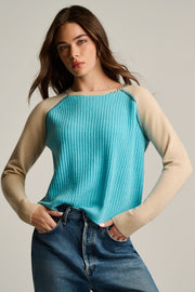 BLOCK OUT CASHMERE SWEATER