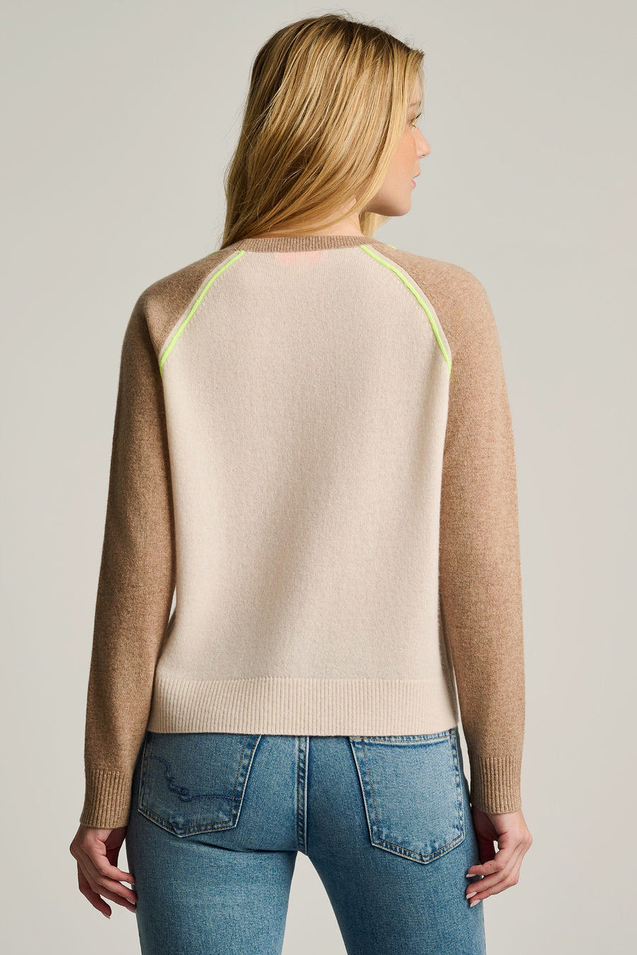 BLOCK OUT CASHMERE SWEATER