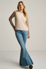 BLOCK OUT CASHMERE SWEATER