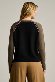 BLOCK OUT CASHMERE SWEATER
