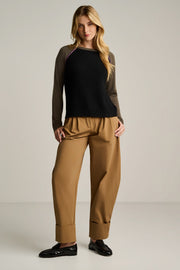 BLOCK OUT CASHMERE SWEATER