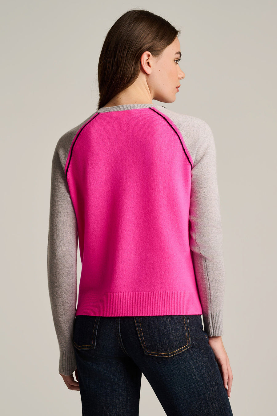 BLOCK OUT CASHMERE SWEATER