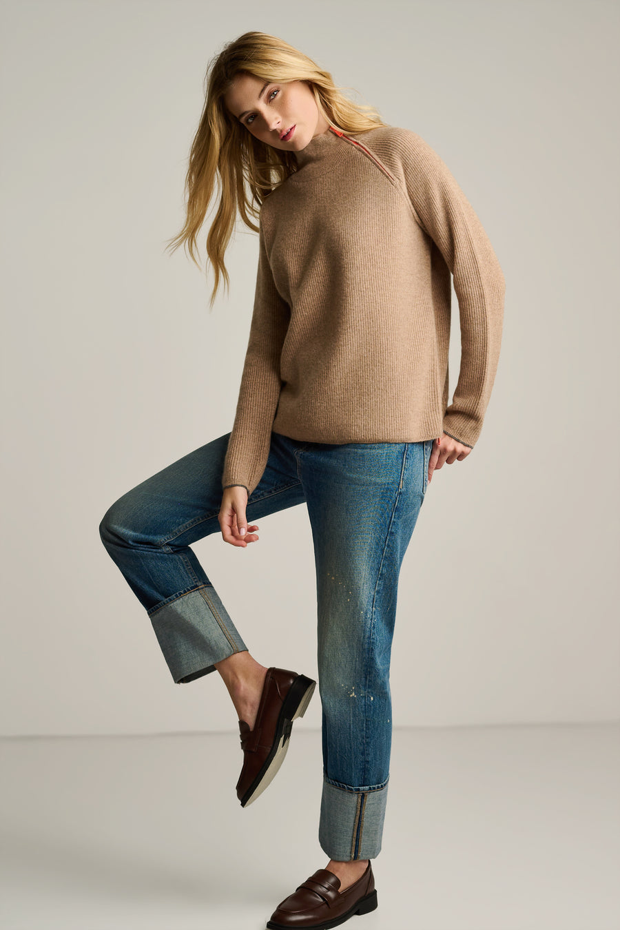 DOUBLE TROUBLE CASHMERE SWEATER