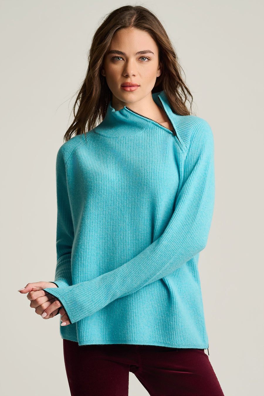 DOUBLE TROUBLE CASHMERE SWEATER