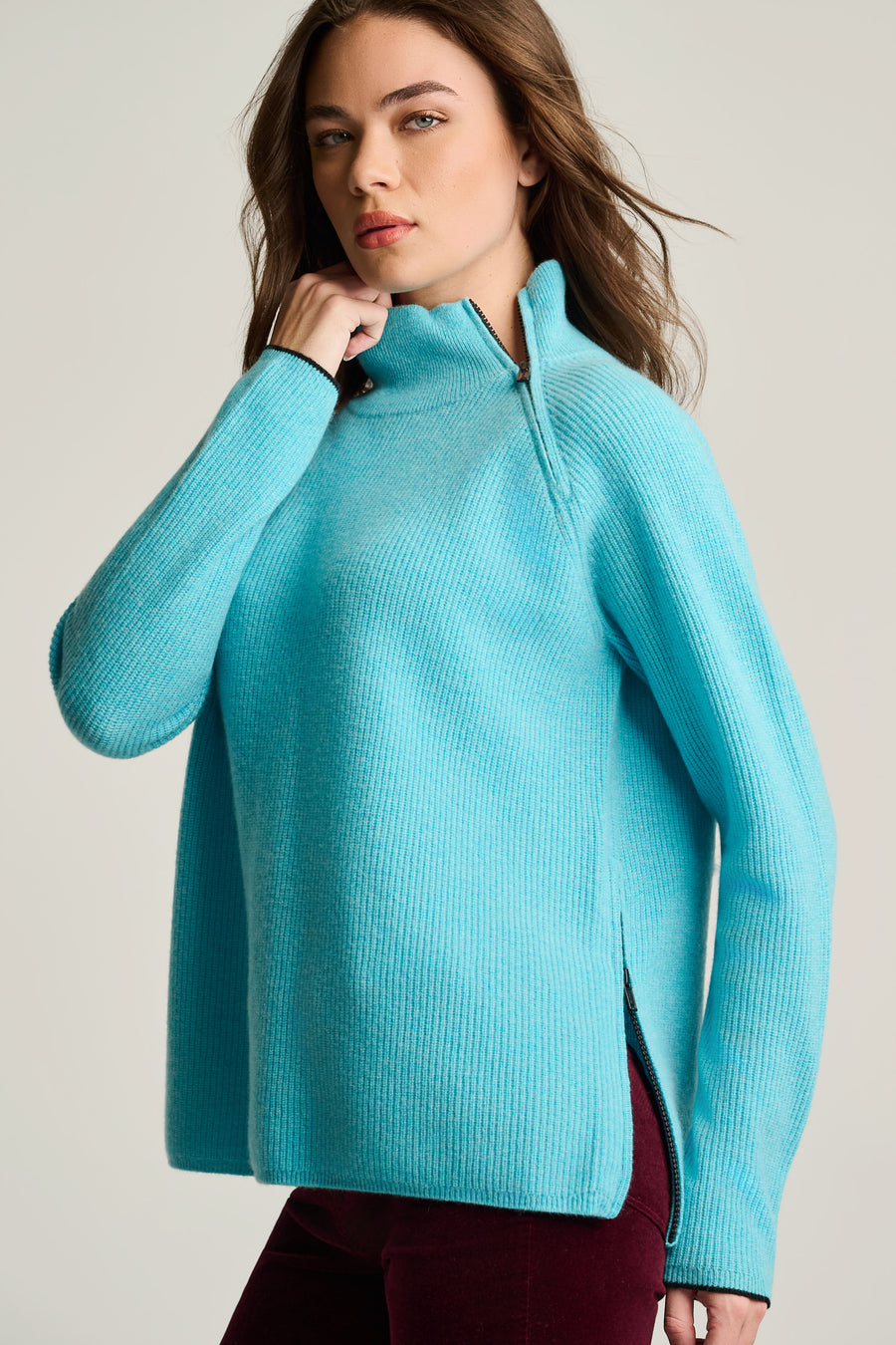 DOUBLE TROUBLE CASHMERE SWEATER