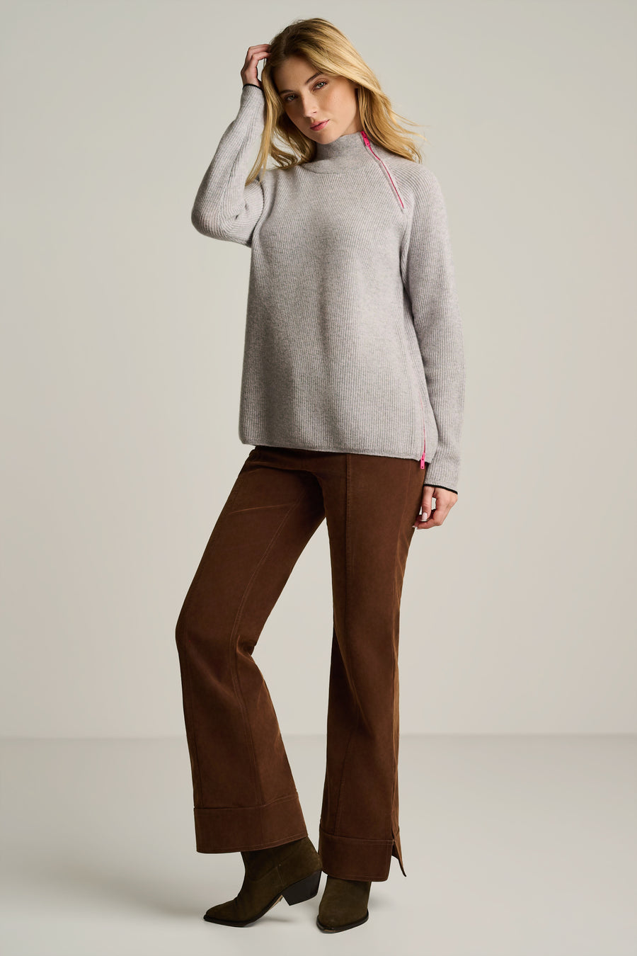 DOUBLE TROUBLE CASHMERE SWEATER