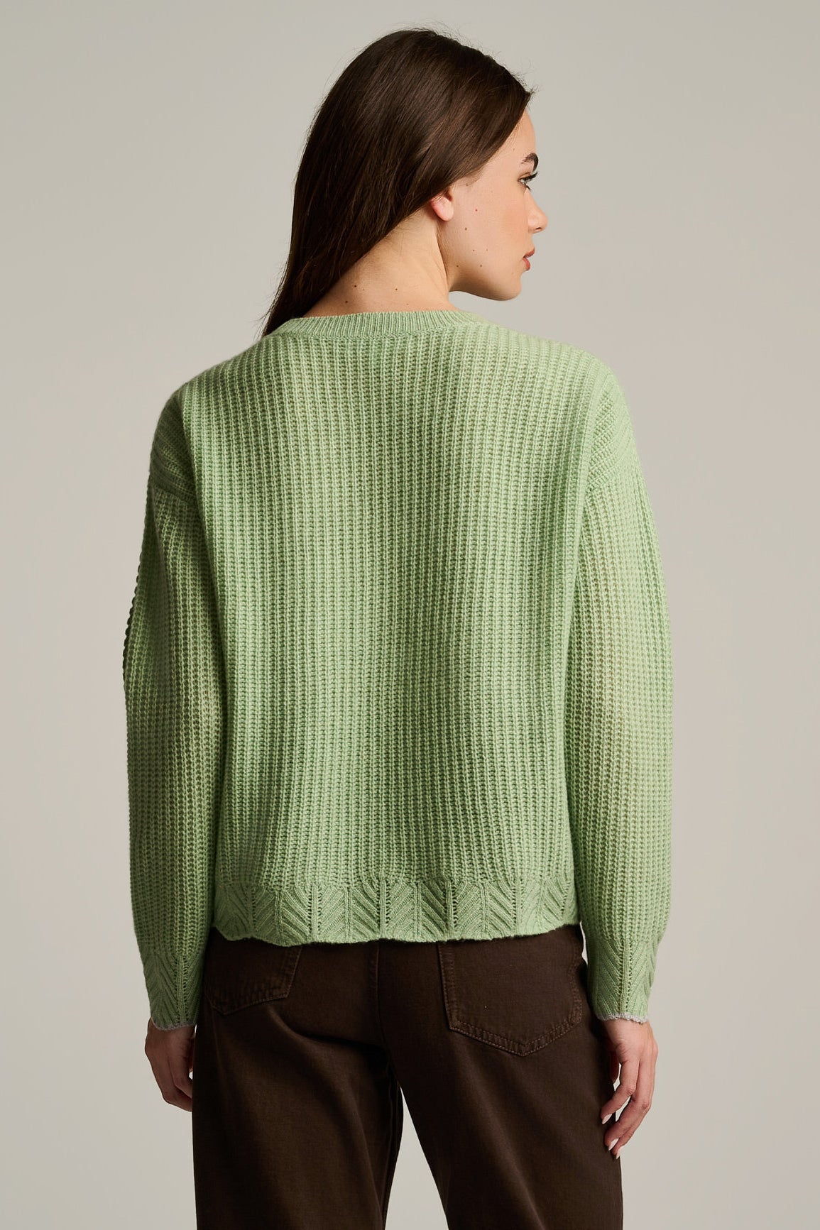 PURE CASHMERE RUFFLE