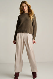 PURE CASHMERE RUFFLE