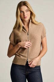 PURE CASHMERE ZIP