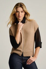 PURE CASHMERE ZIP