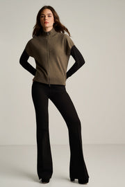 PURE CASHMERE ZIP