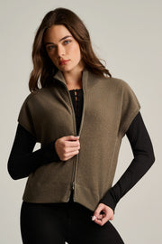 PURE CASHMERE ZIP