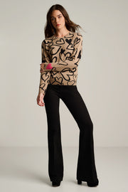 CRAZY LOVE CASHMERE HEART SWEATER