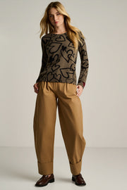 CRAZY LOVE CASHMERE HEART SWEATER