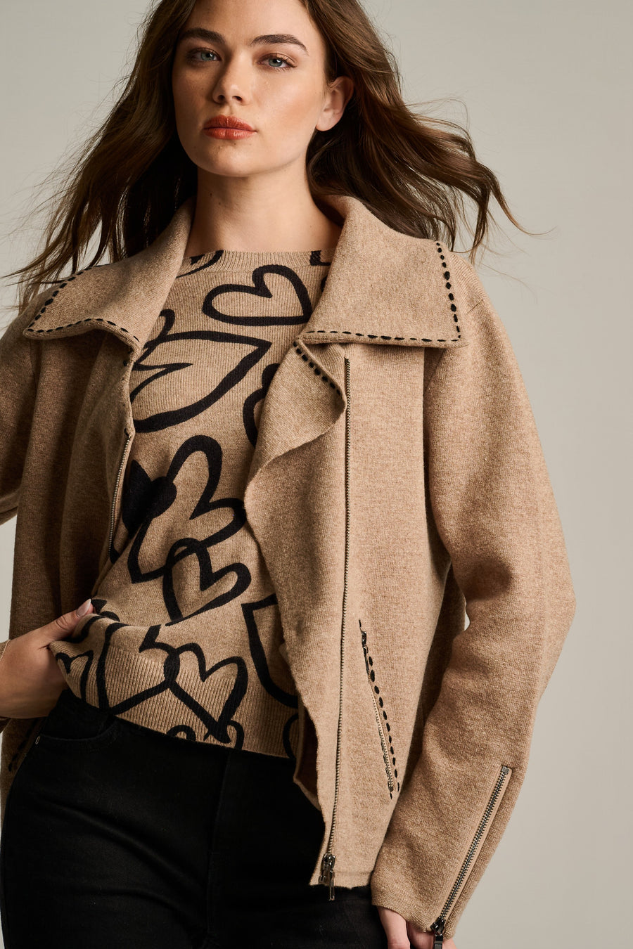 MOTO STITCH - Sweater-LISA TODD