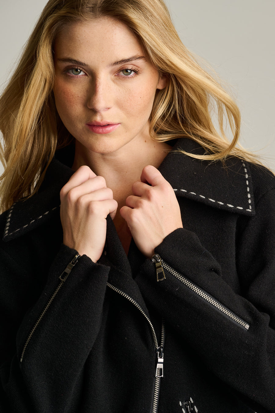 MOTO STITCH - Sweater-LISA TODD