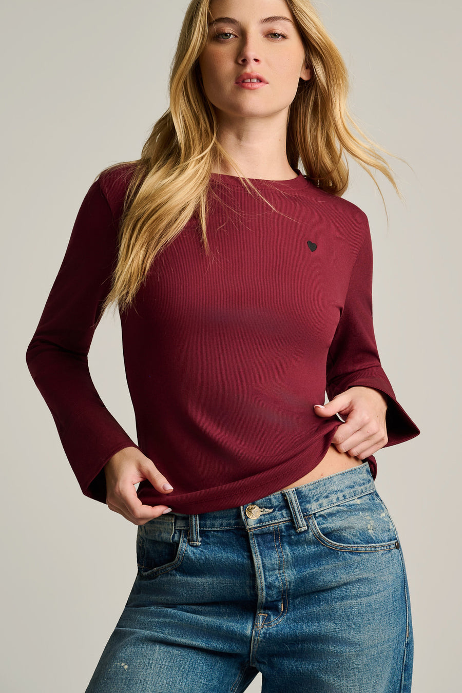 PURE PIMA RIB CUFF - Top-LISA TODD