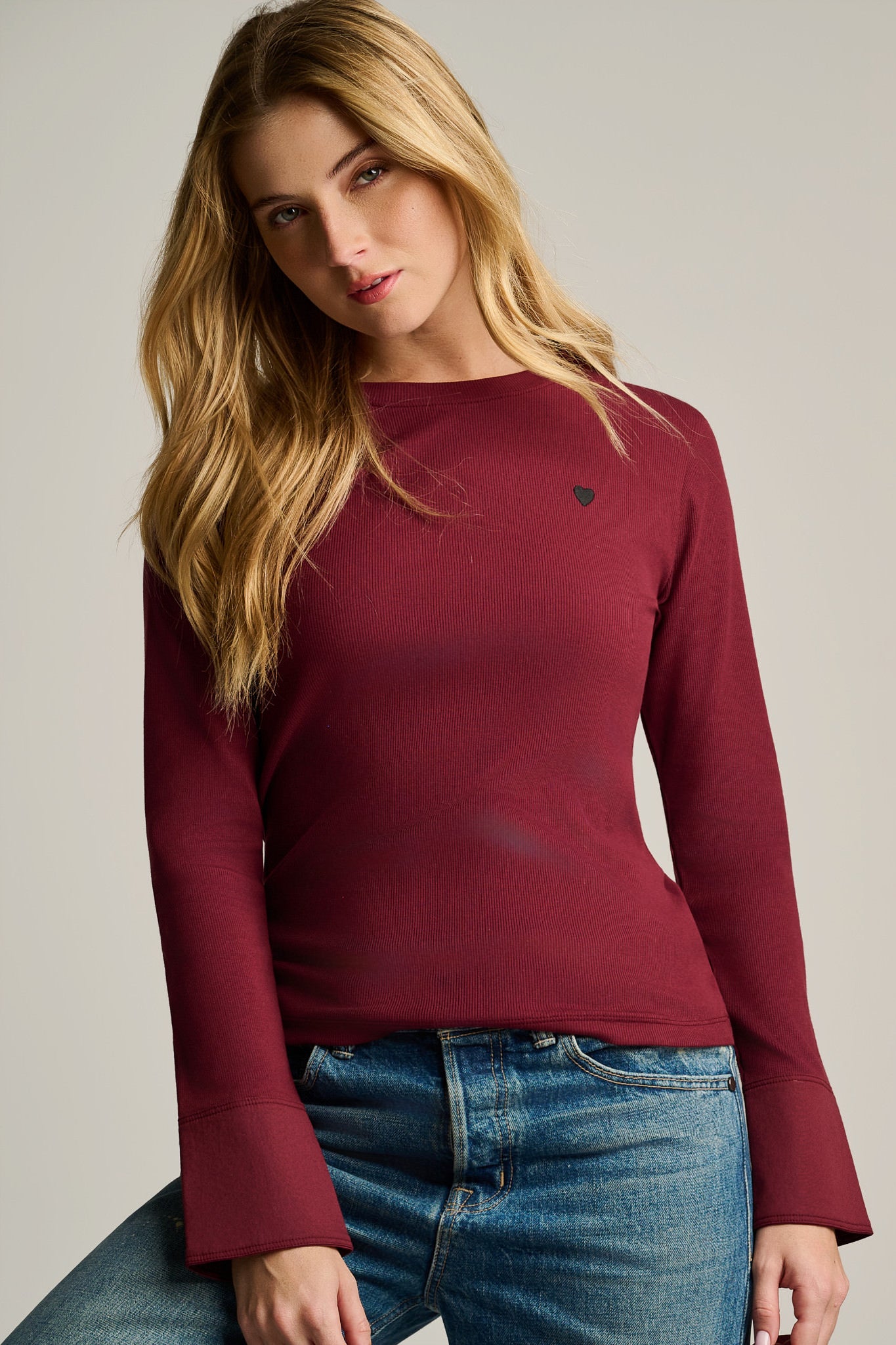 PURE PIMA RIB CUFF - Top-LISA TODD
